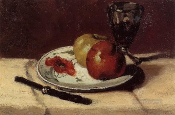 Naturaleza muerta Manzanas y un vaso Paul Cezanne Pinturas al óleo